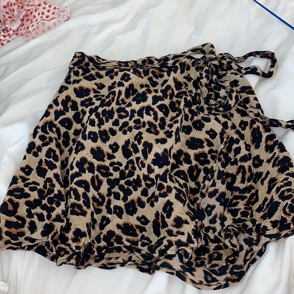 WRAP CHEETAH SKIRT FROM BOUTIQUE